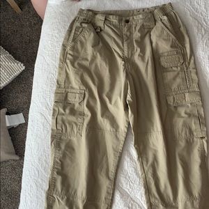 Khaki cargo pants